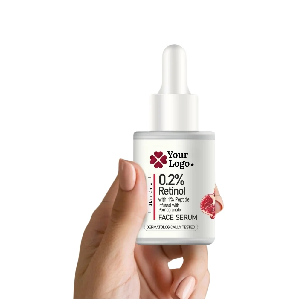 0.2% Retinol + 1% Peptide infused with Pomegranate Face Serum