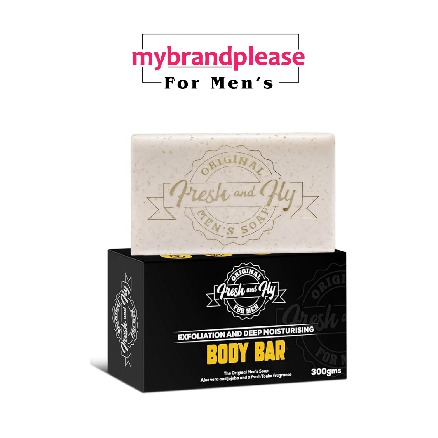 1) Exfoliation Body Bar for Mens 300g