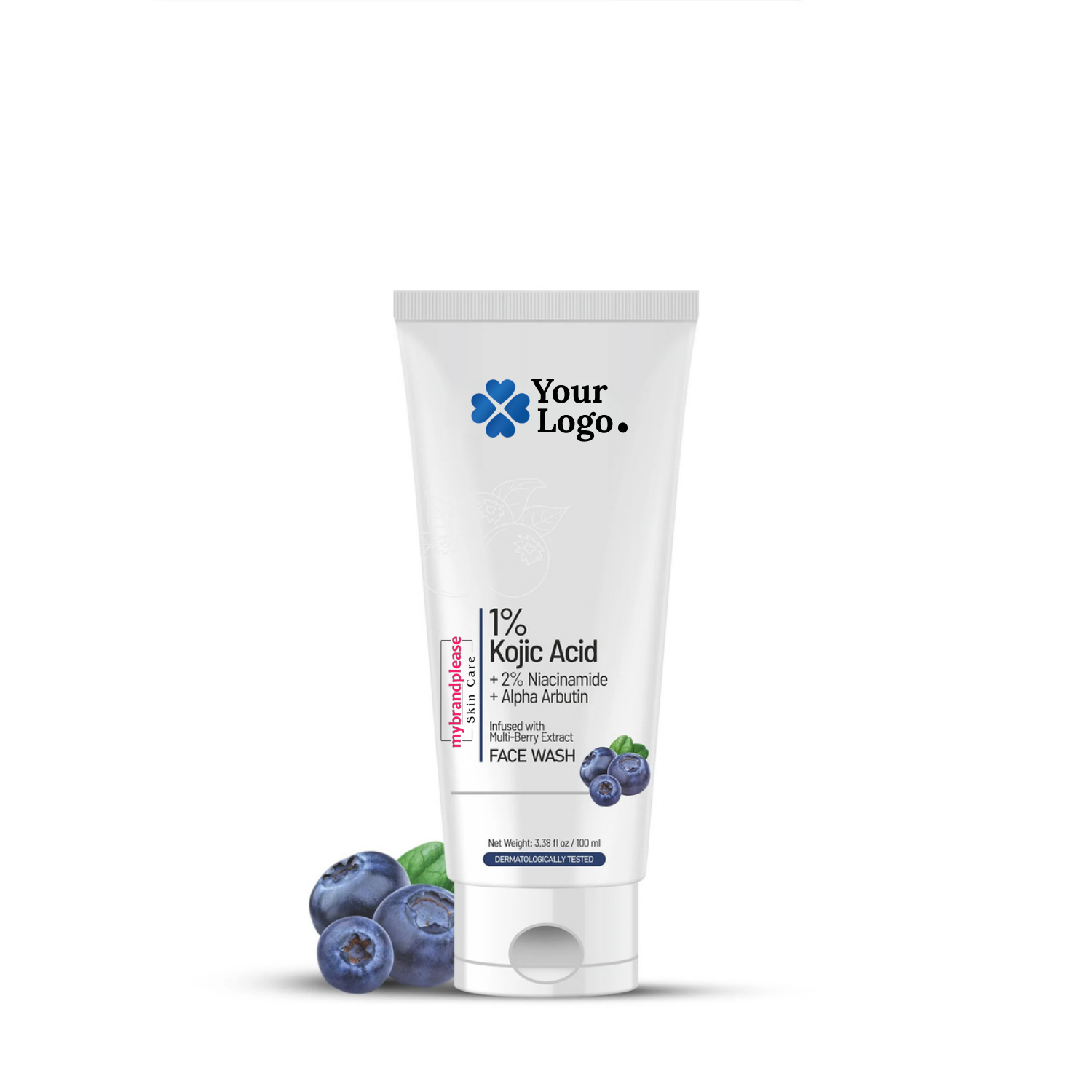 1 KOJIC ACID + 2 NIACINAMIDE + ALPHA ARBUTIN FACEWASH infused with Multi Berry