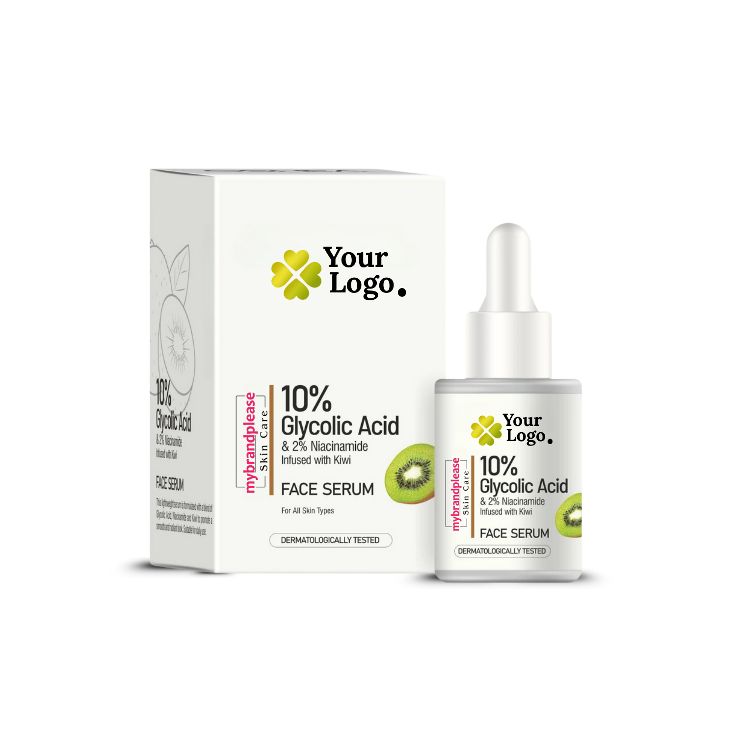 10 Glycolic Acid + 2 Niacinamide infused with Kiwi Exquisite Serum