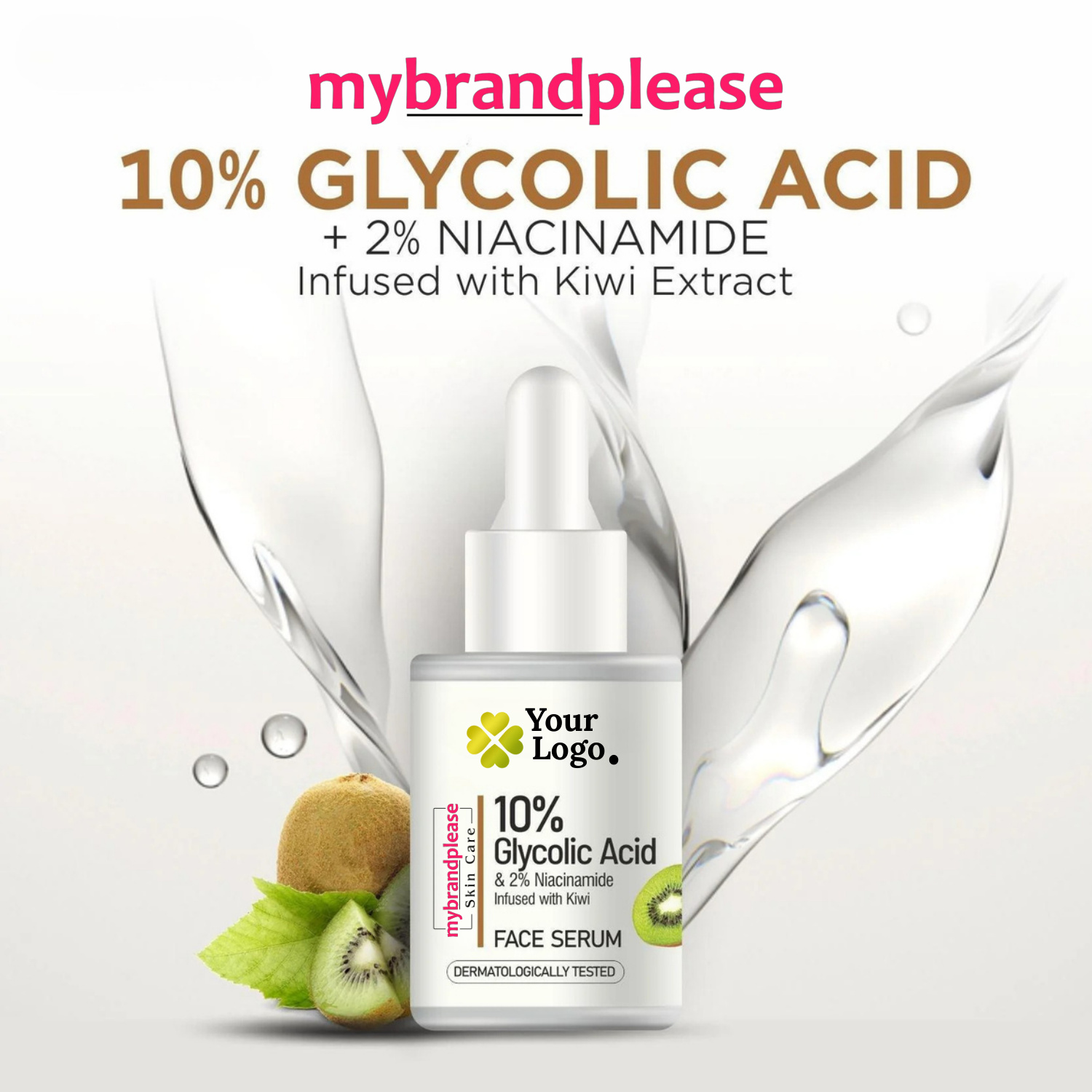 10 Glycolic Acid + 2 Niacinamide infused with Kiwi Exquisite Serum