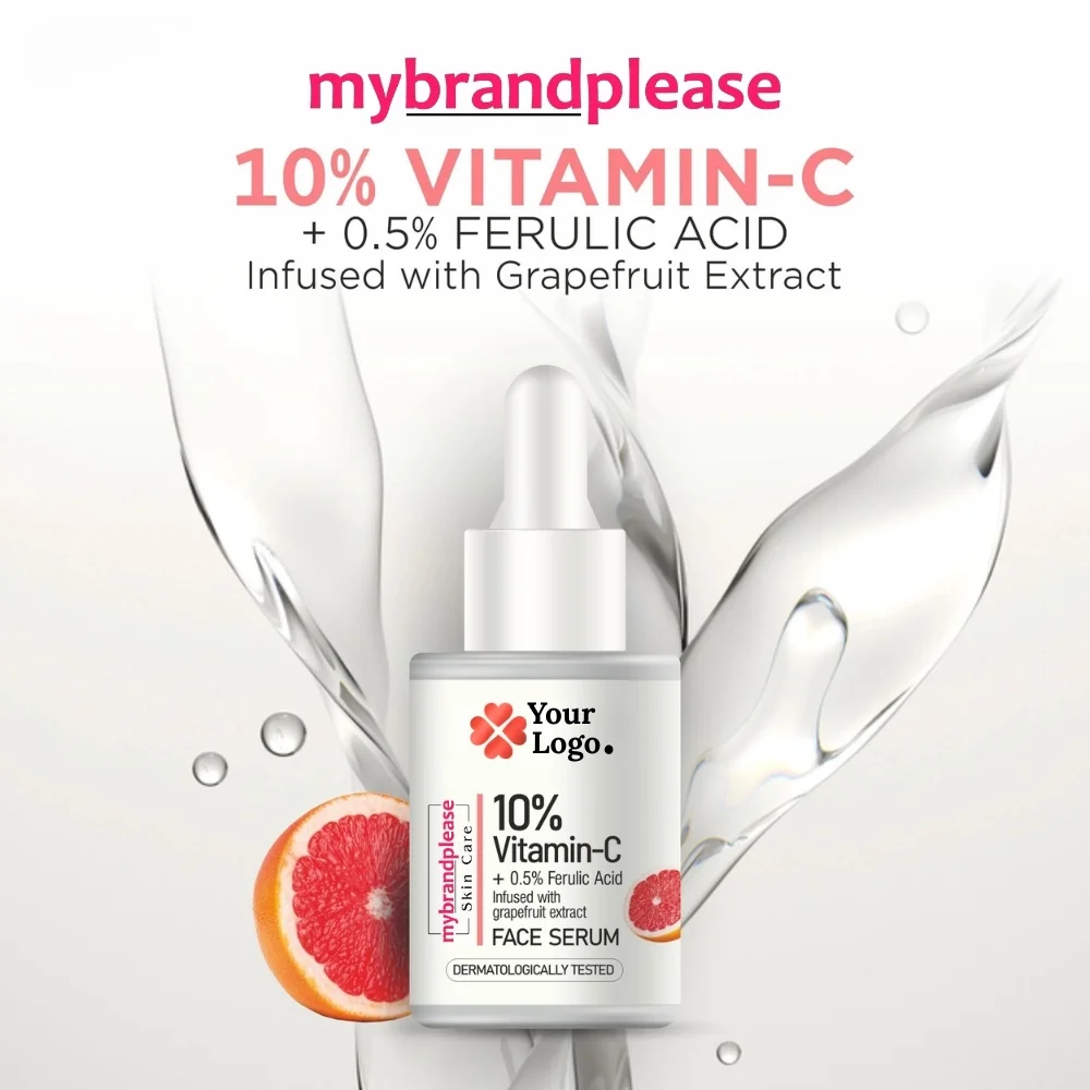 10% Vitamin C + 0.5% Ferulic Acid Infused with Grapefruit Face Serum