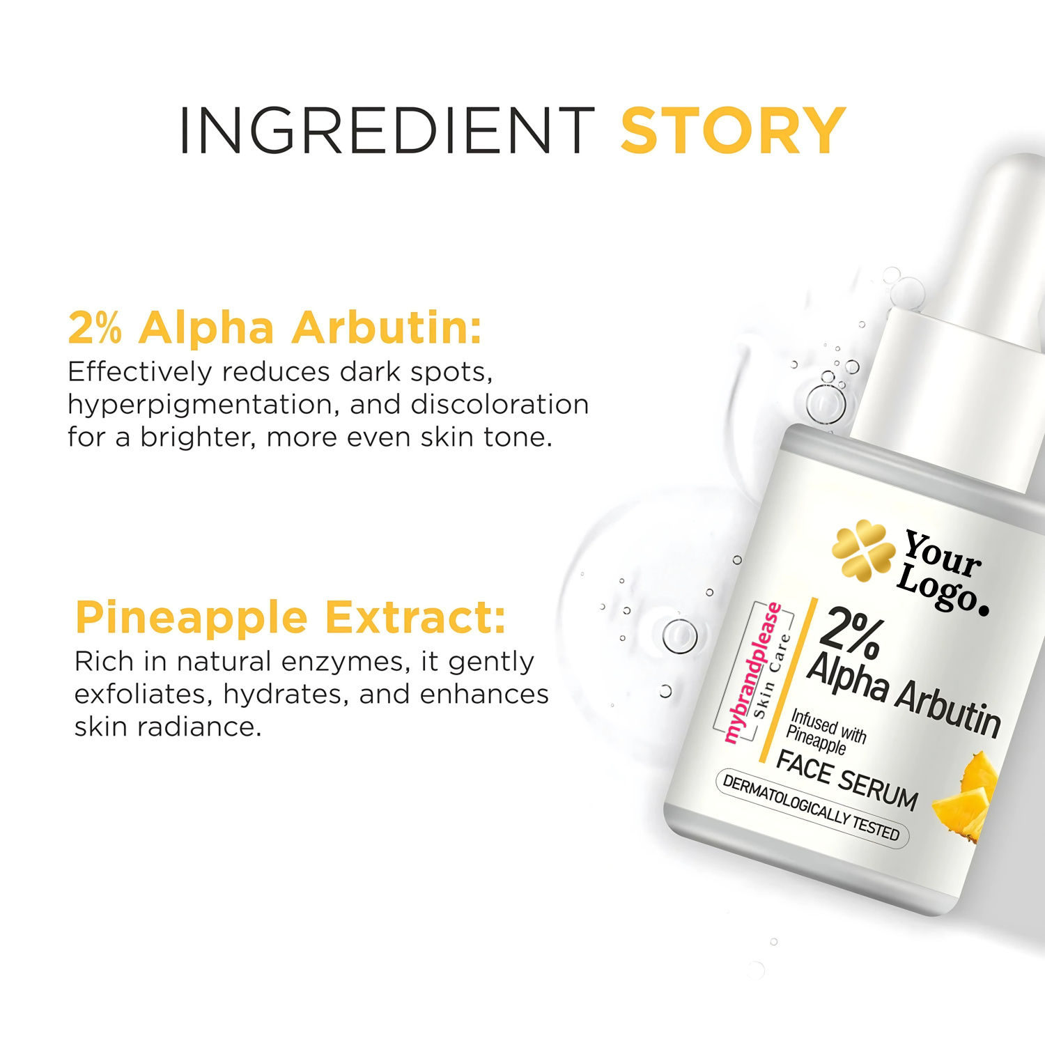 2 Alpha Arbutin infused with Pineapple Exquisite Serum