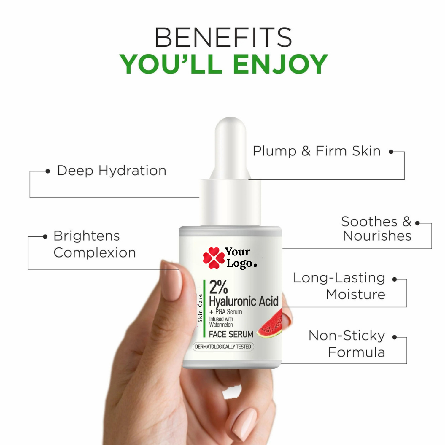 2 Hyaluronic Acid + PGA Serum Infused with Watermelon Exquisite Serum
