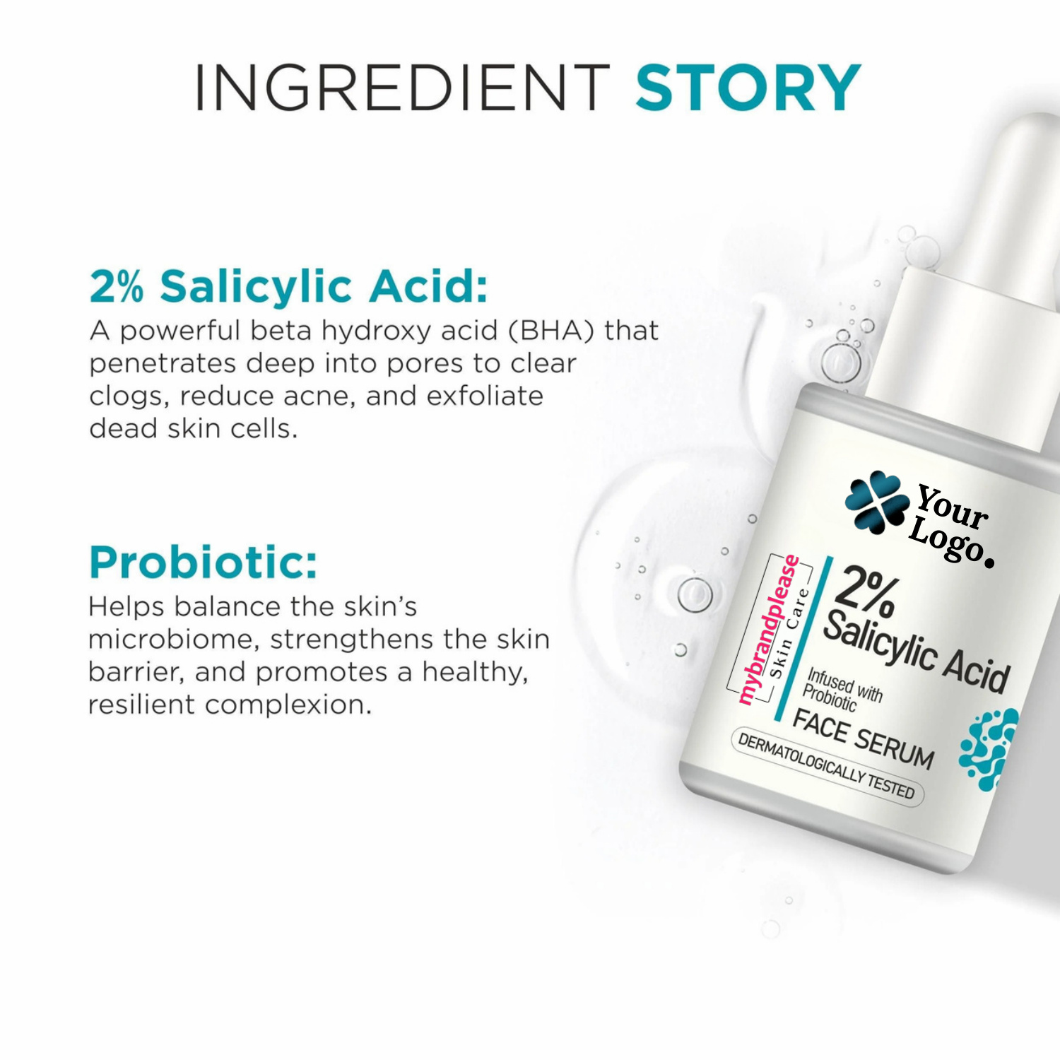 2 Salicylic Acid Serum infused with Probiotic Exquisite Serum