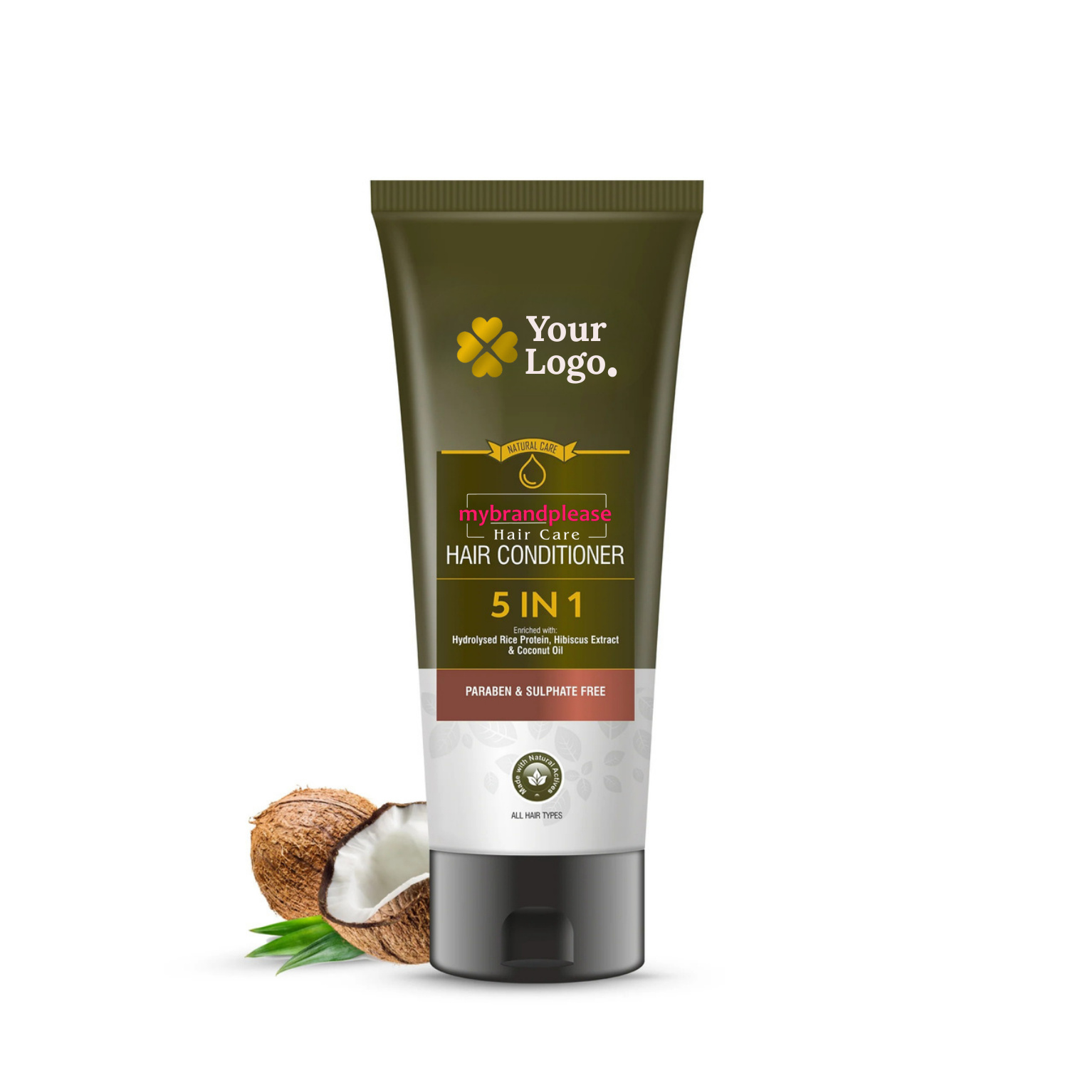 5in1 Hair Conditioner Enriched with Hydrolysed Rice Protein, Hibiscus Extract & Coconut Oil