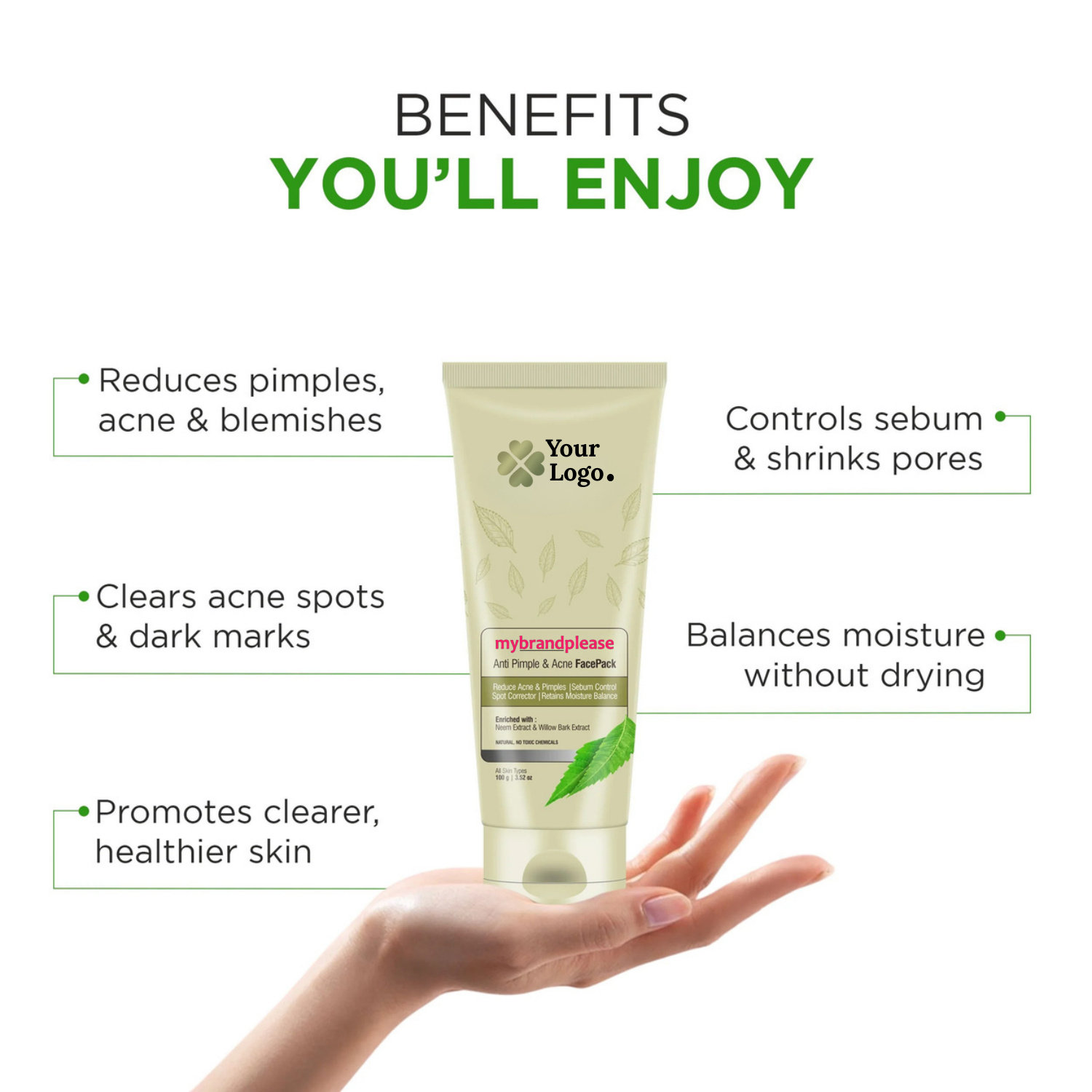 Anti Pimple & Acne Neem Face Pack