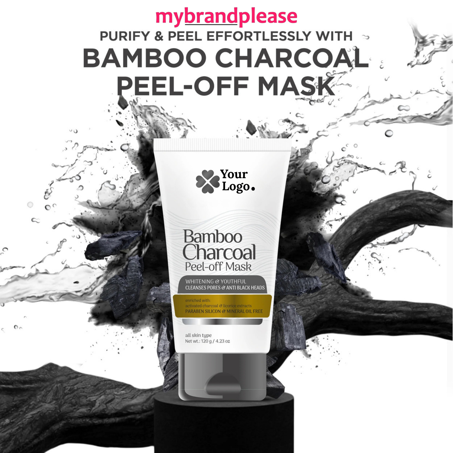 Bamboo Charcoal Peel off Face Mask