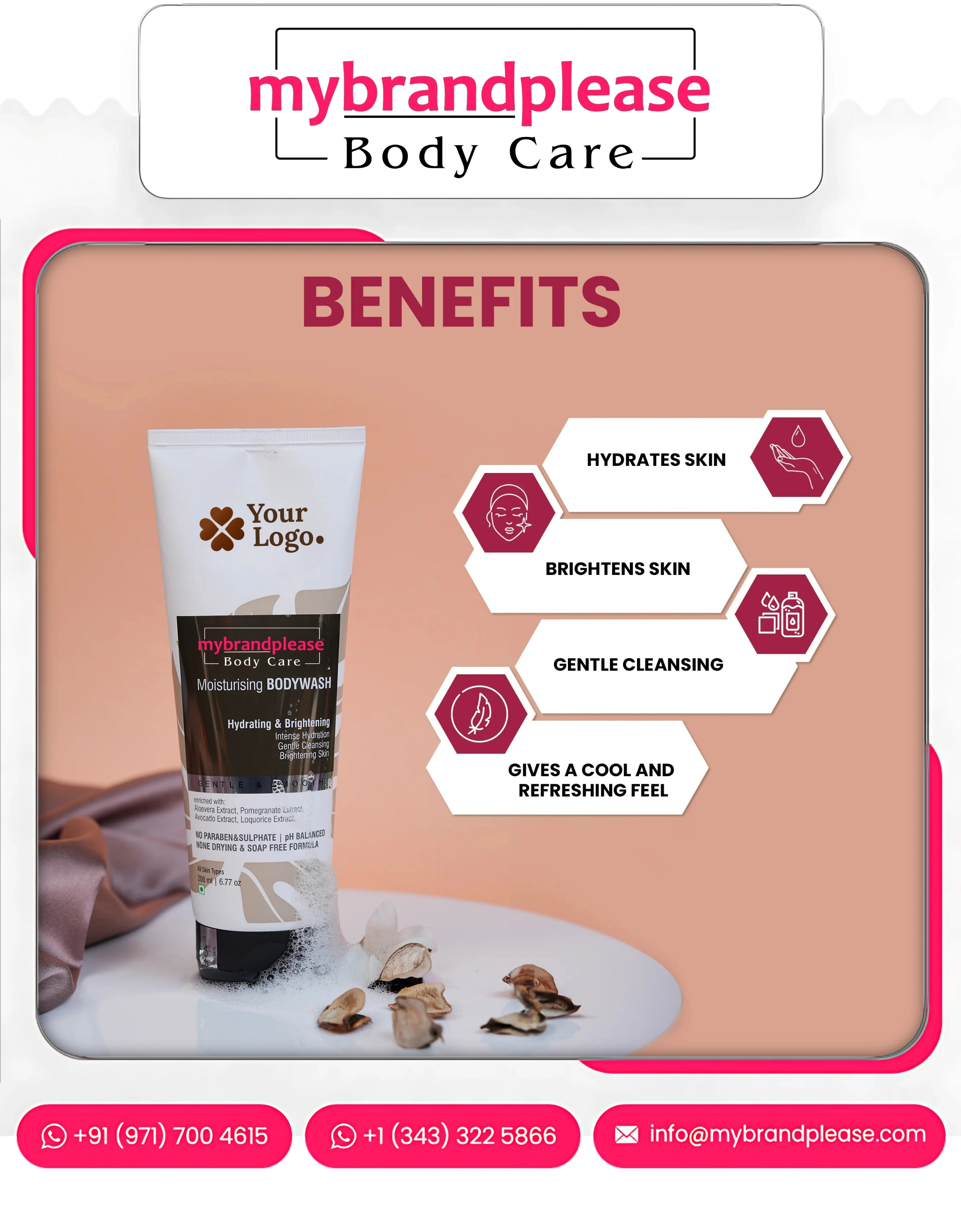 Cream Feel Mosturizing BodyWash