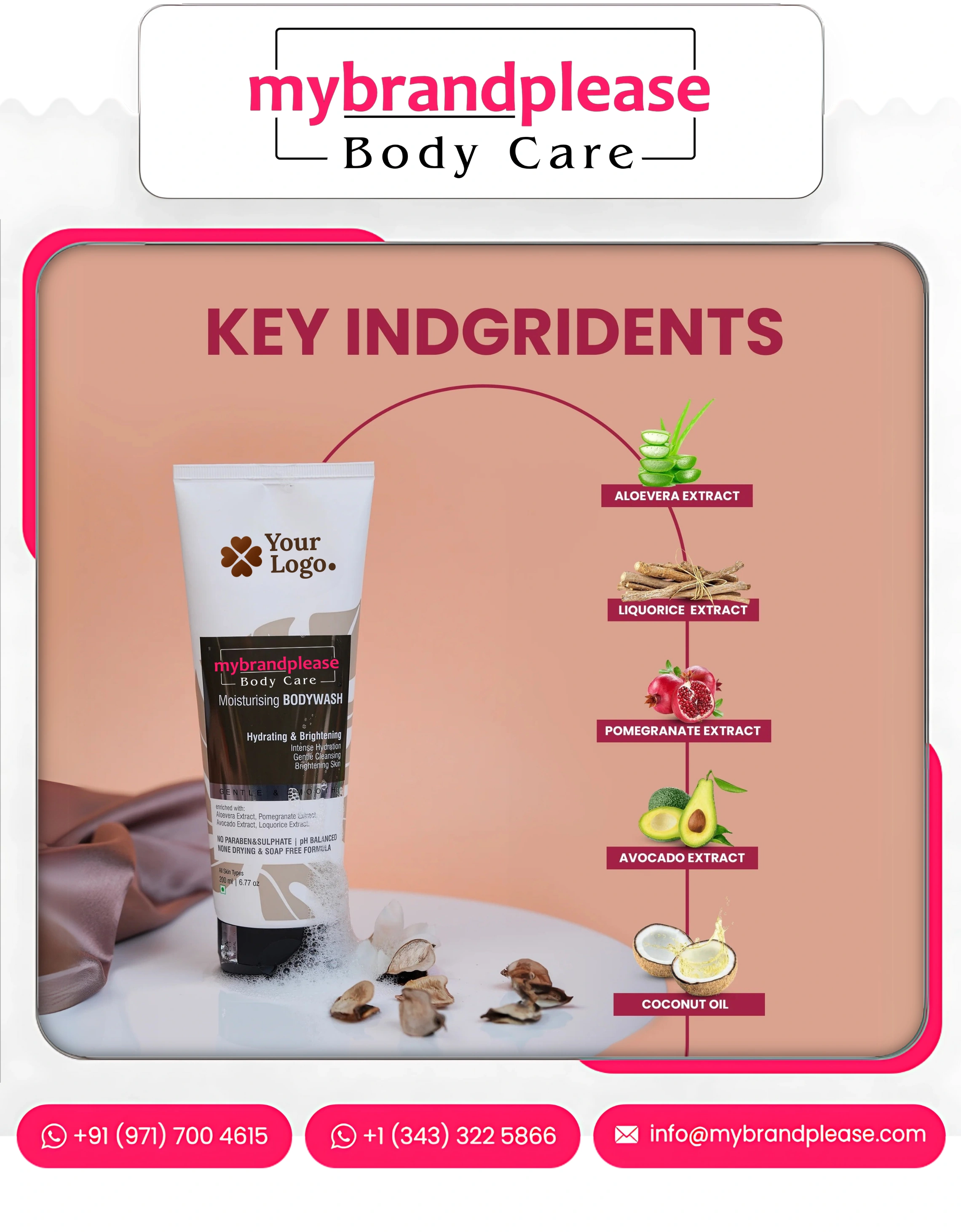 Cream Feel Mosturizing BodyWash