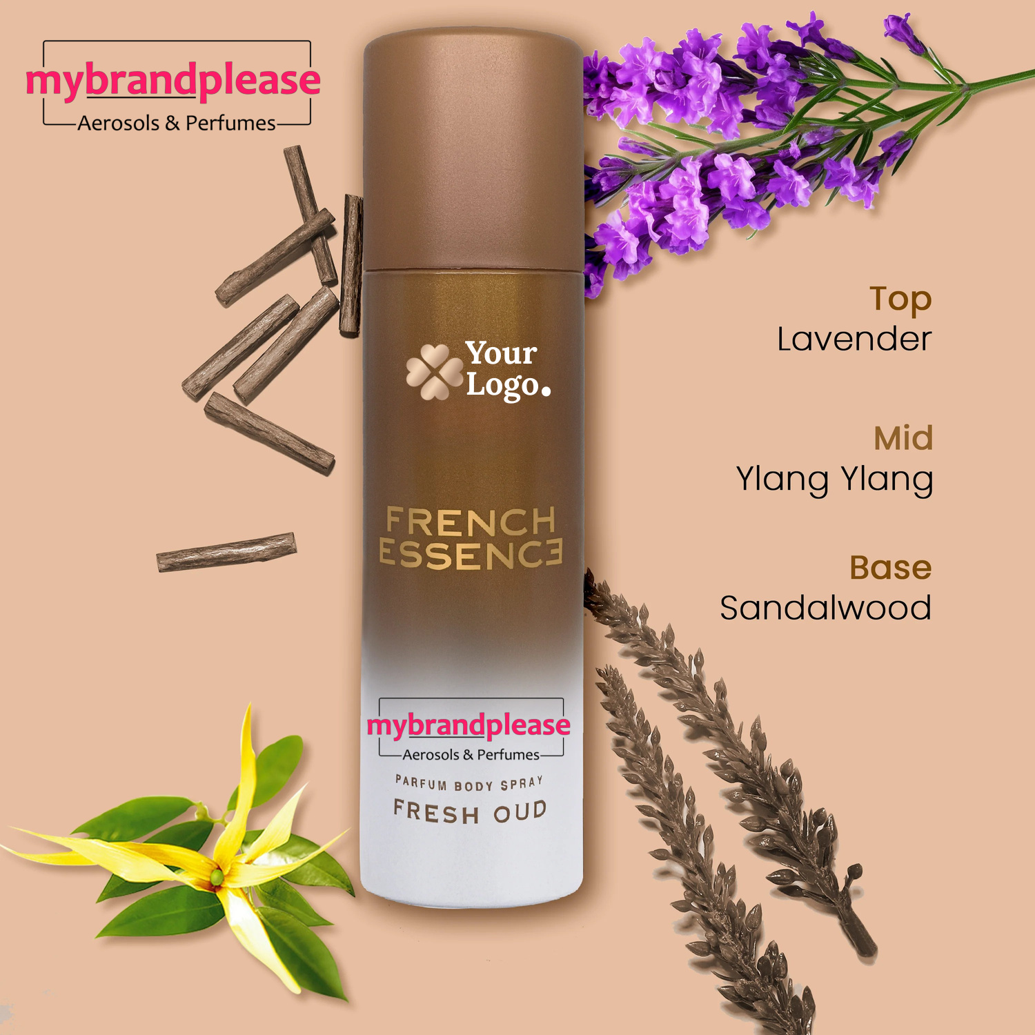 Fresh Oud Pafum Body Spray