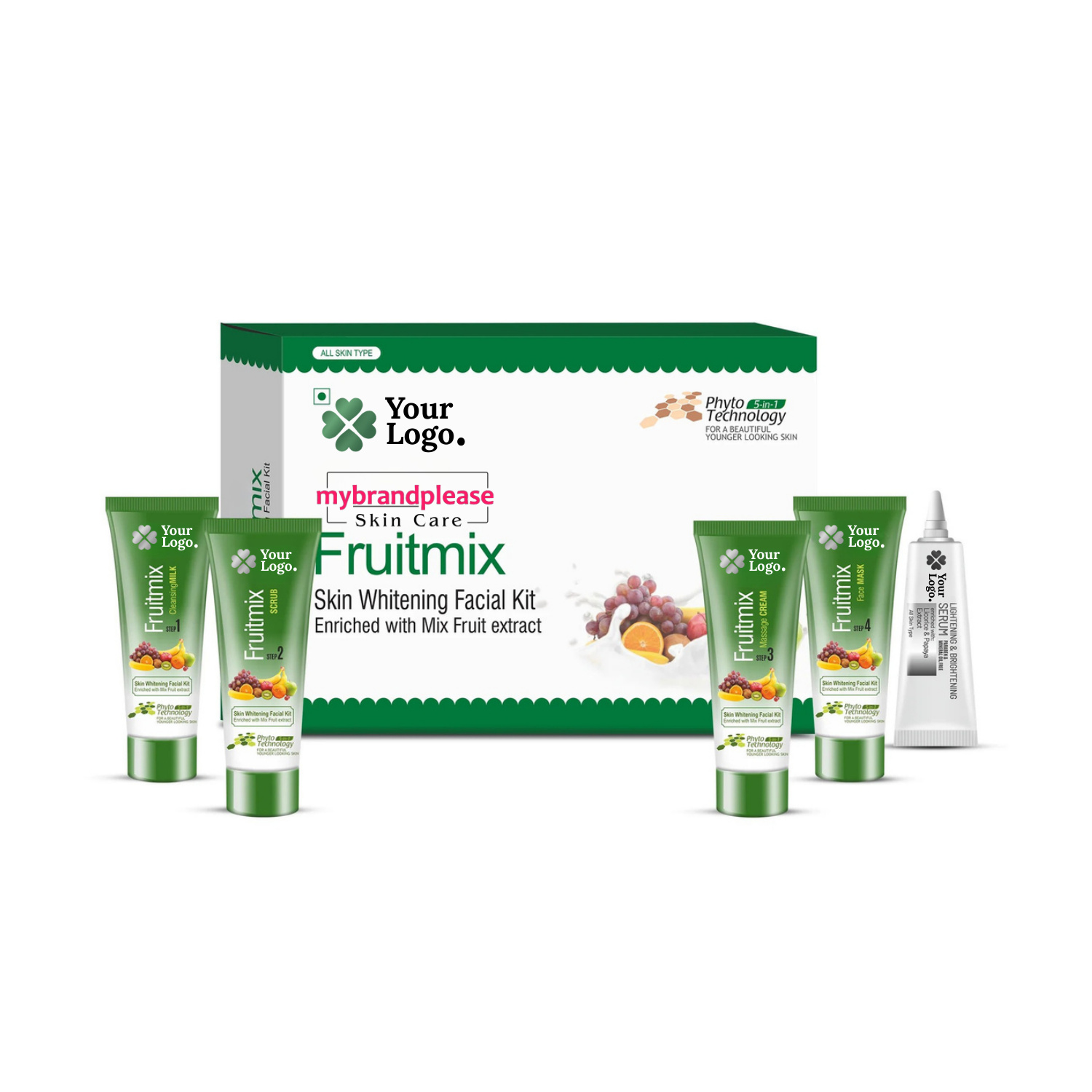 FRUITMIX SKIN WHITENING FACIAL KIT