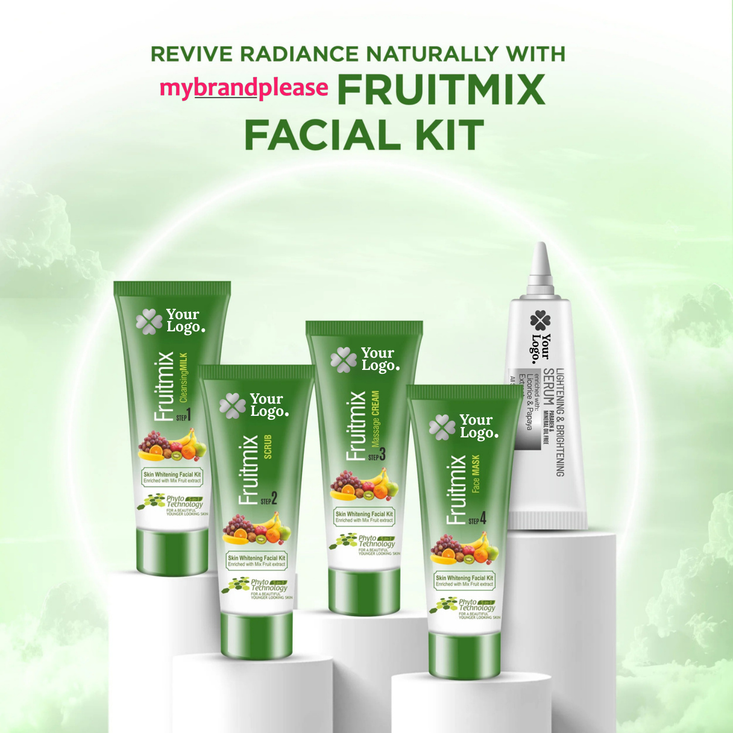 FRUITMIX SKIN WHITENING FACIAL KIT