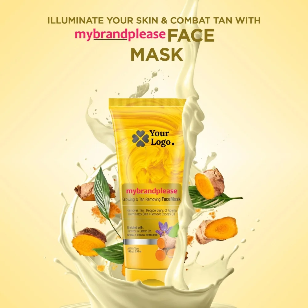 Glowing & D Tan Face Mask