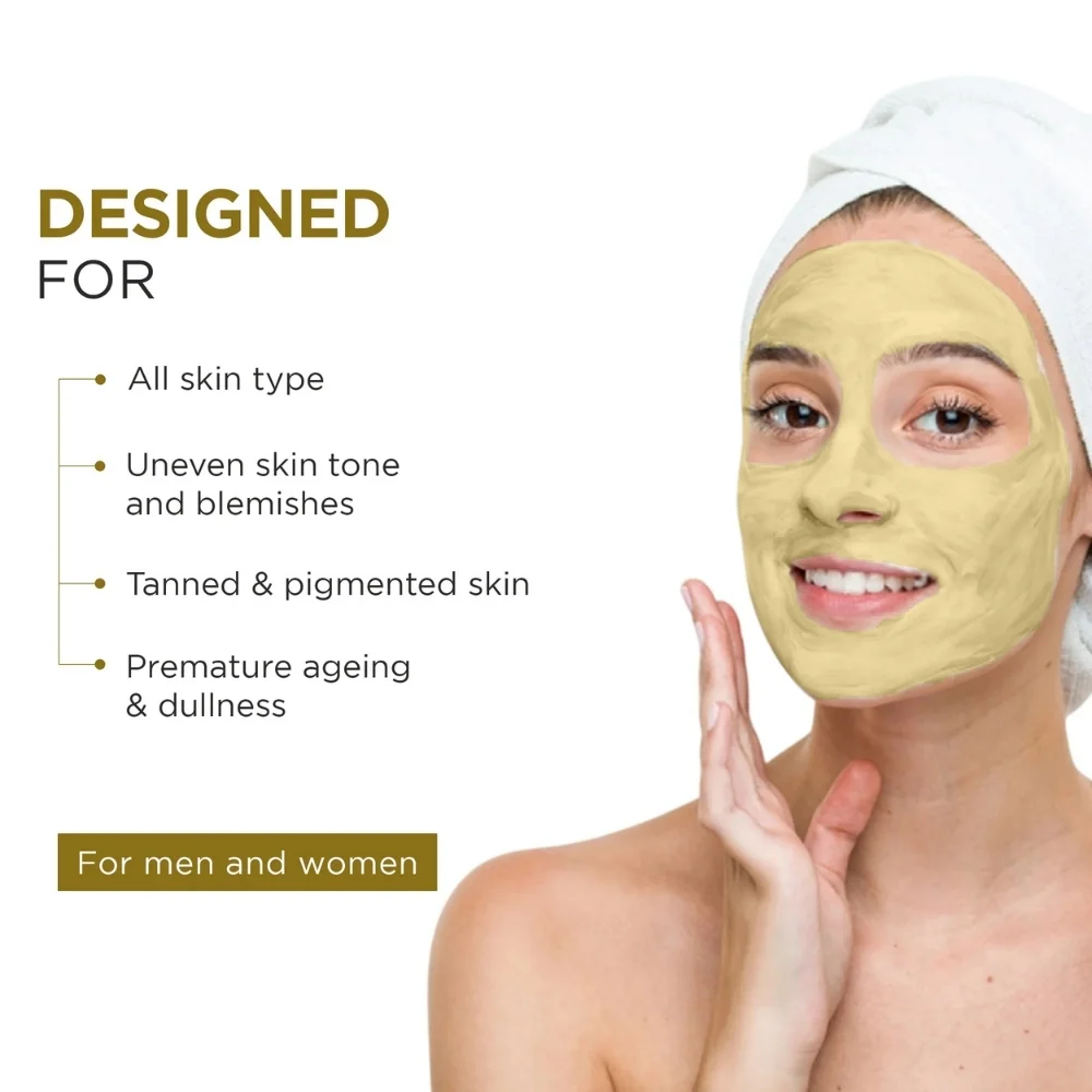 Glowing & D Tan Face Mask