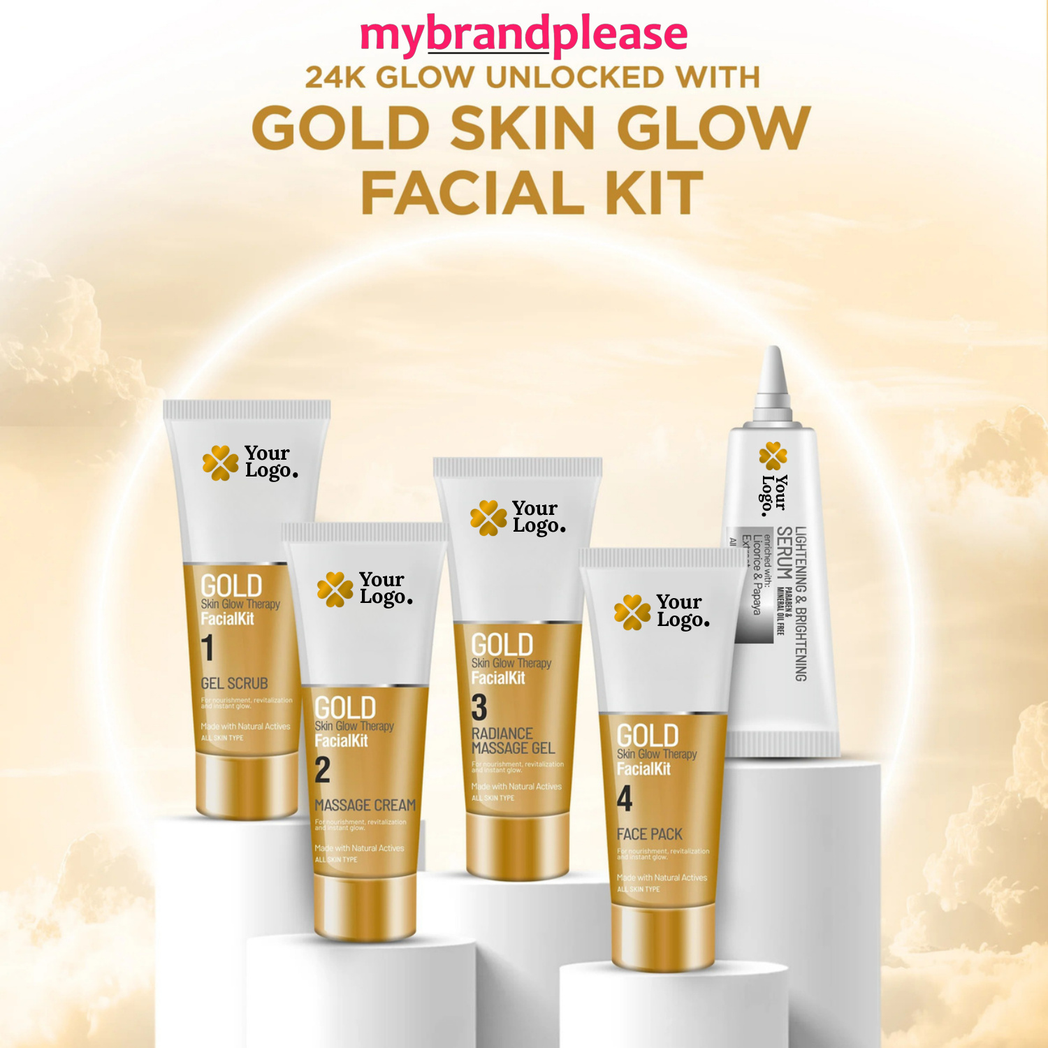 GOLD SKIN GLOW THERAPY – FACIAL KIT
