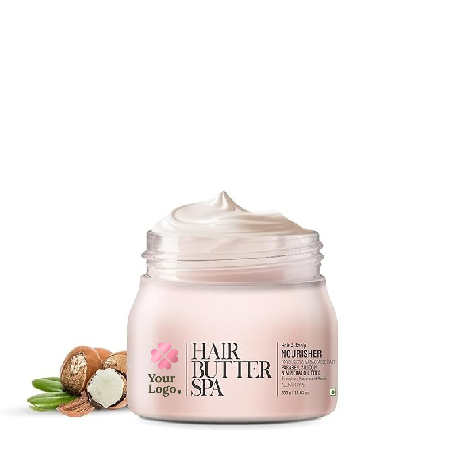 Hair Butter Enriched with Shea Butter, Neem, Basil & Avocado Extract