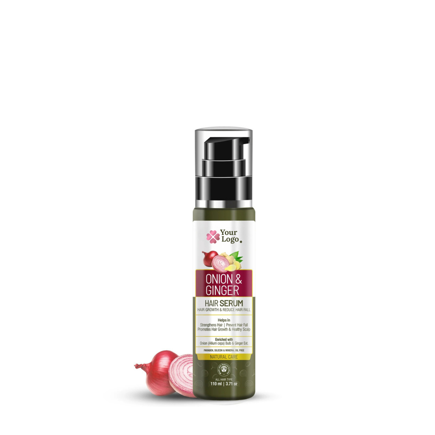Hair Growth Serum Enriched with Onion & Ginger Extracts