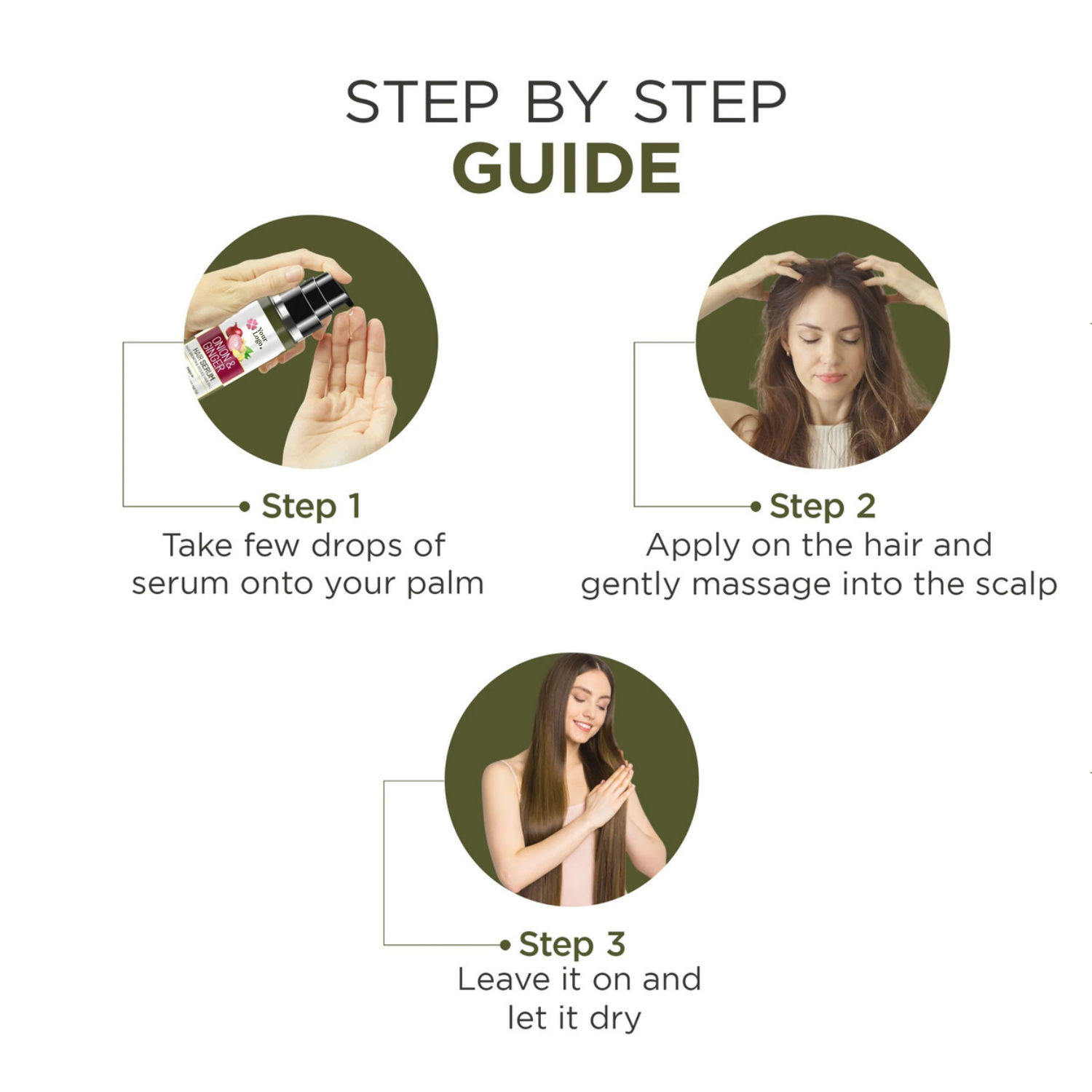 Hair Growth Serum Enriched with Onion & Ginger Extracts