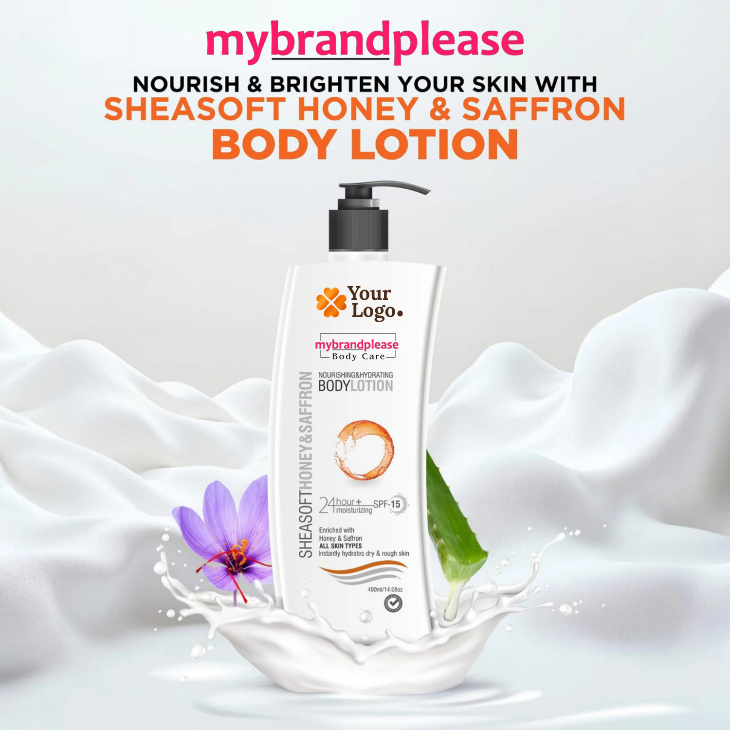 Honey & Saffron Hydrating Body Lotion