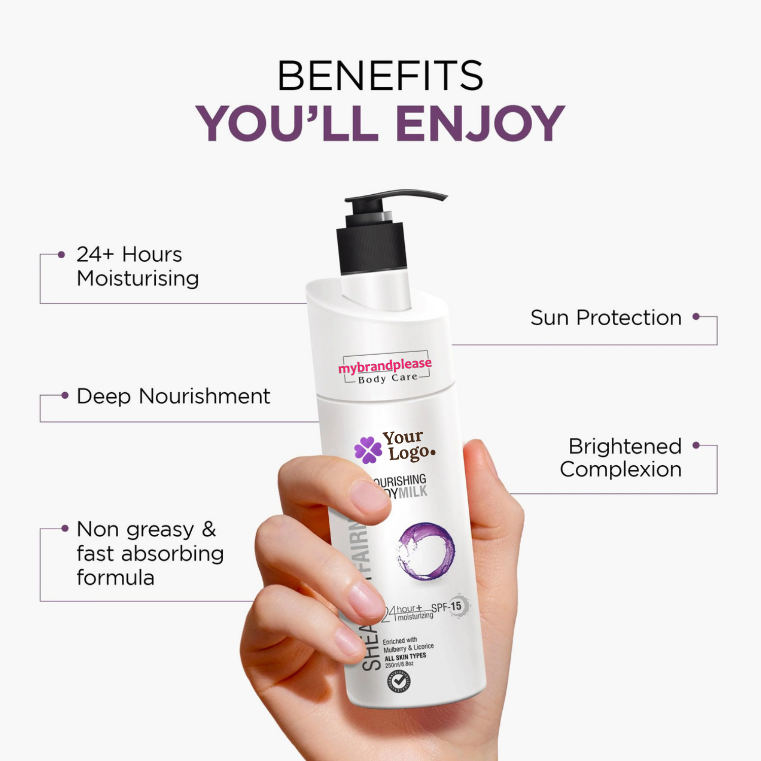 Mulberry & Licorice Fairness Body Milk