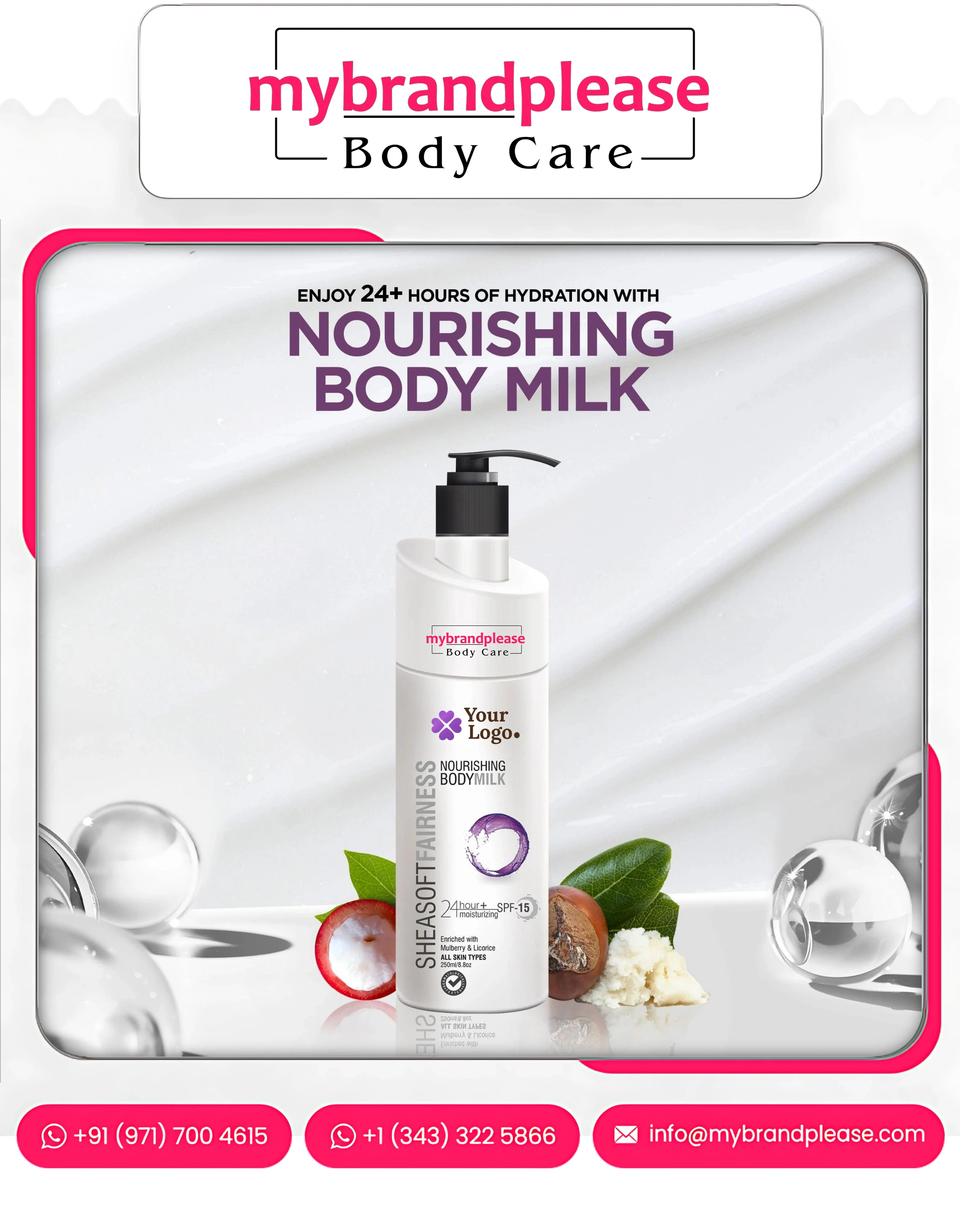 Mulberry & Licorice Fairness, Nourishing Body Milk