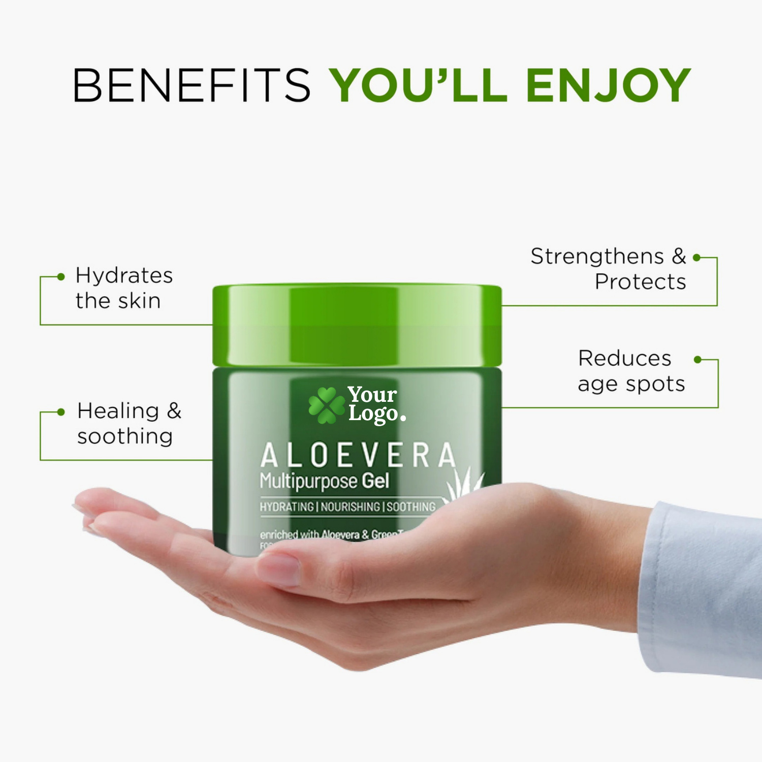 Multi Purpose Gel Enriched with Aloe Vera & Green Tea Extracts