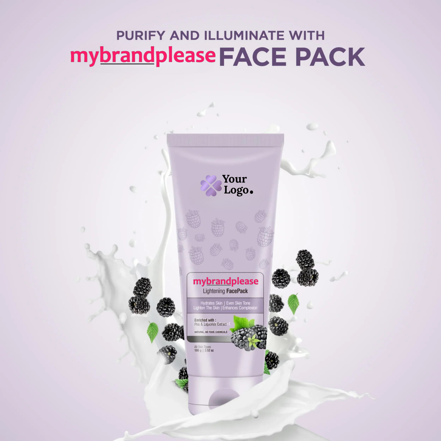 Pea & Liquorice Lightening Face Pack