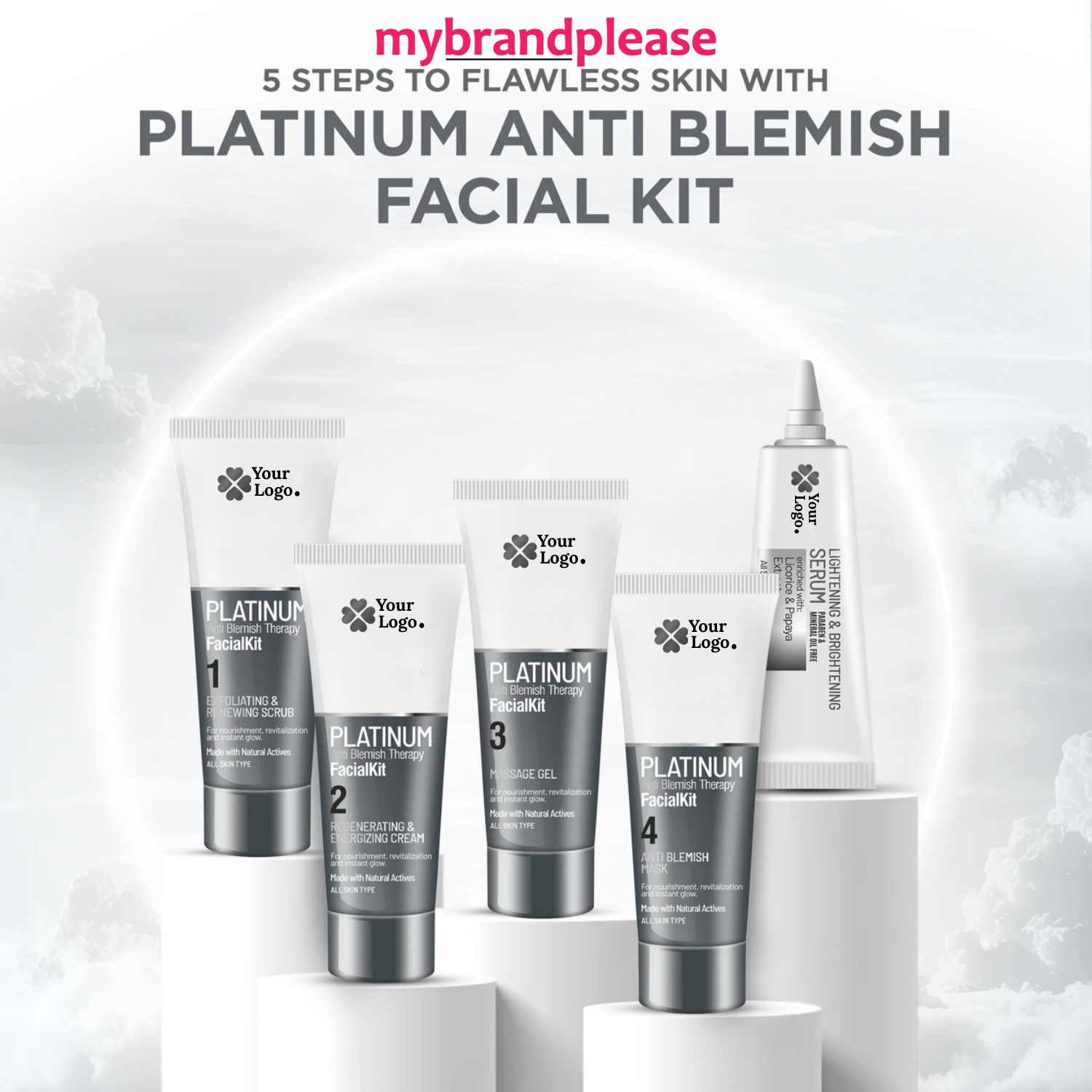 PLATINUM ANTI BLEMISH THERAPY – FACIAL KIT