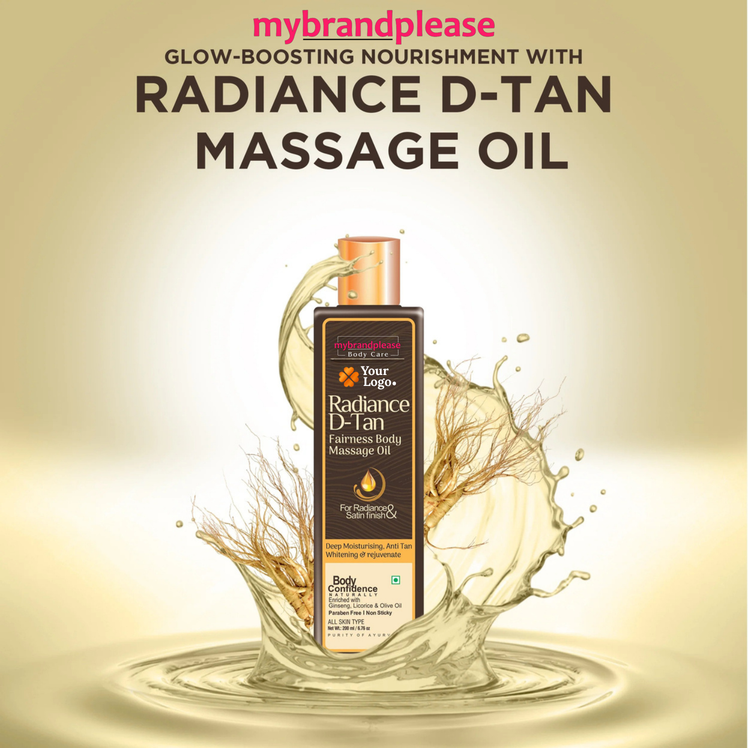 Radian D Tan Fairness Body Oil