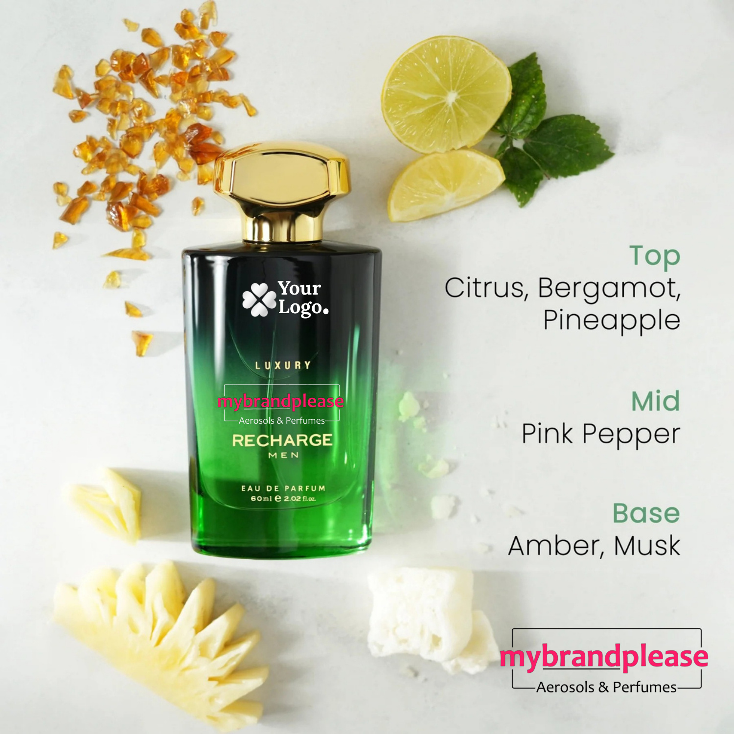 Recharge Mens Pafum Body Spray