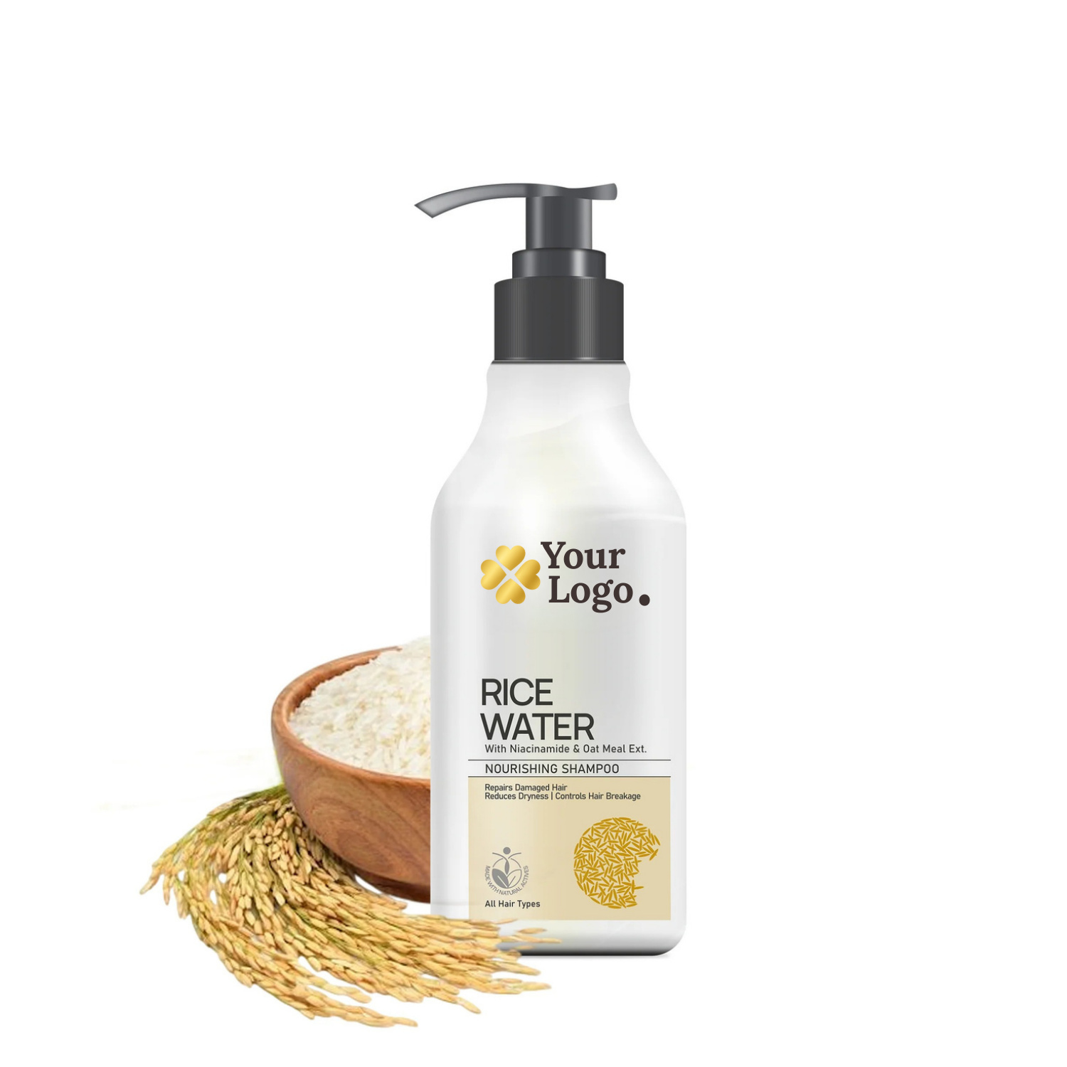 Rice Water with Niacinamide & Oatmeal Ext. Nourishing shampoo