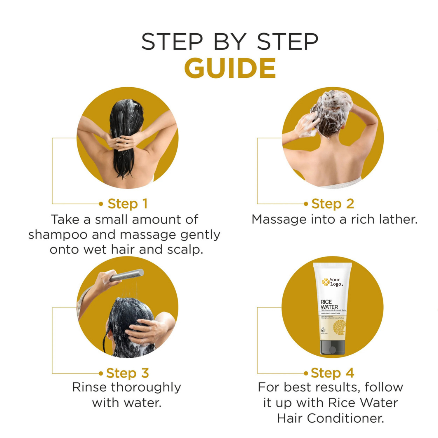 Rice Water with Niacinamide & Oatmeal Ext. Nourishing shampoo