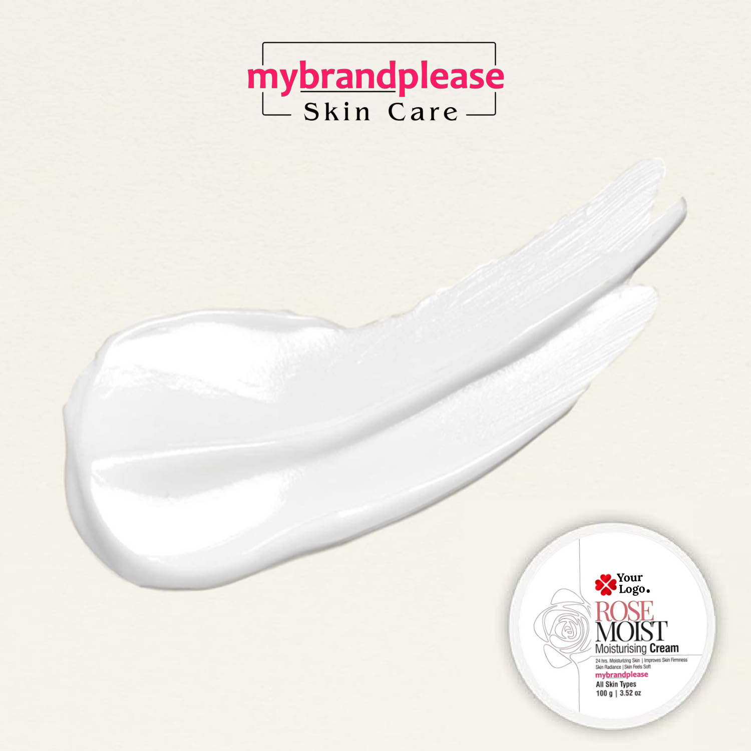 Rose Moist Moisturising Face Cream