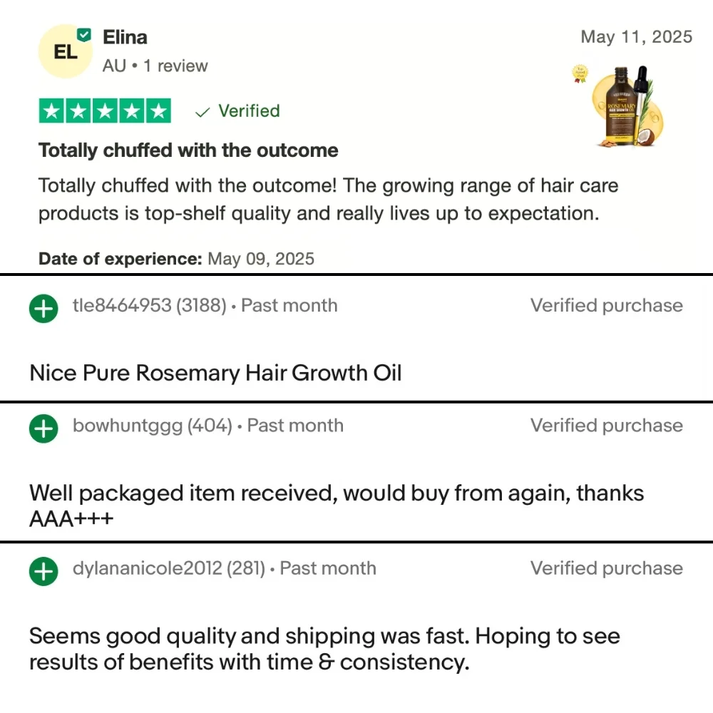 Rosemary Hair Growth Oil