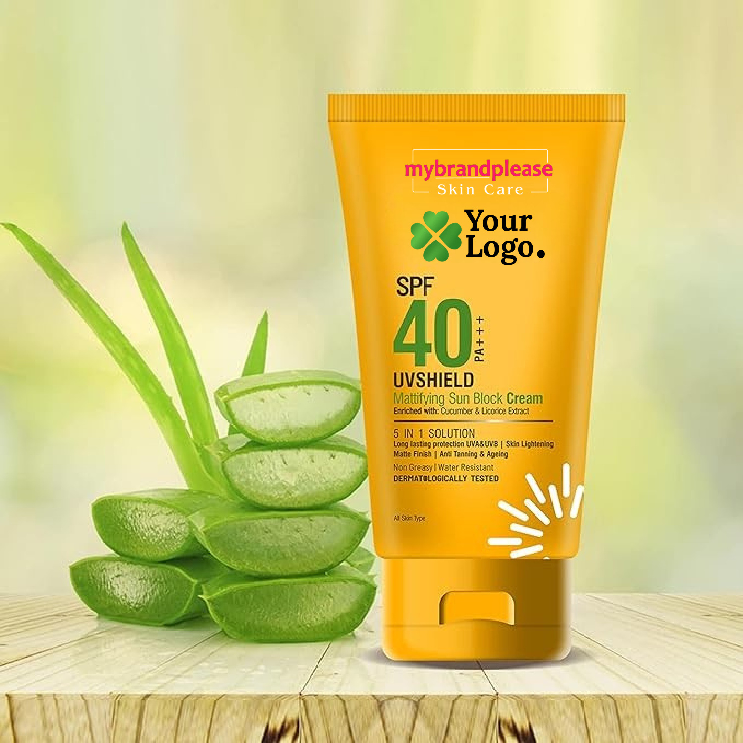 SPF 40 PA+++ Enriched with Cucumber & Licorice Extract