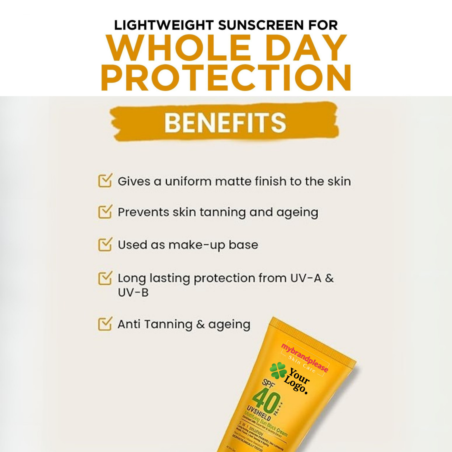 SPF 40 PA+++ Enriched with Cucumber & Licorice Extract