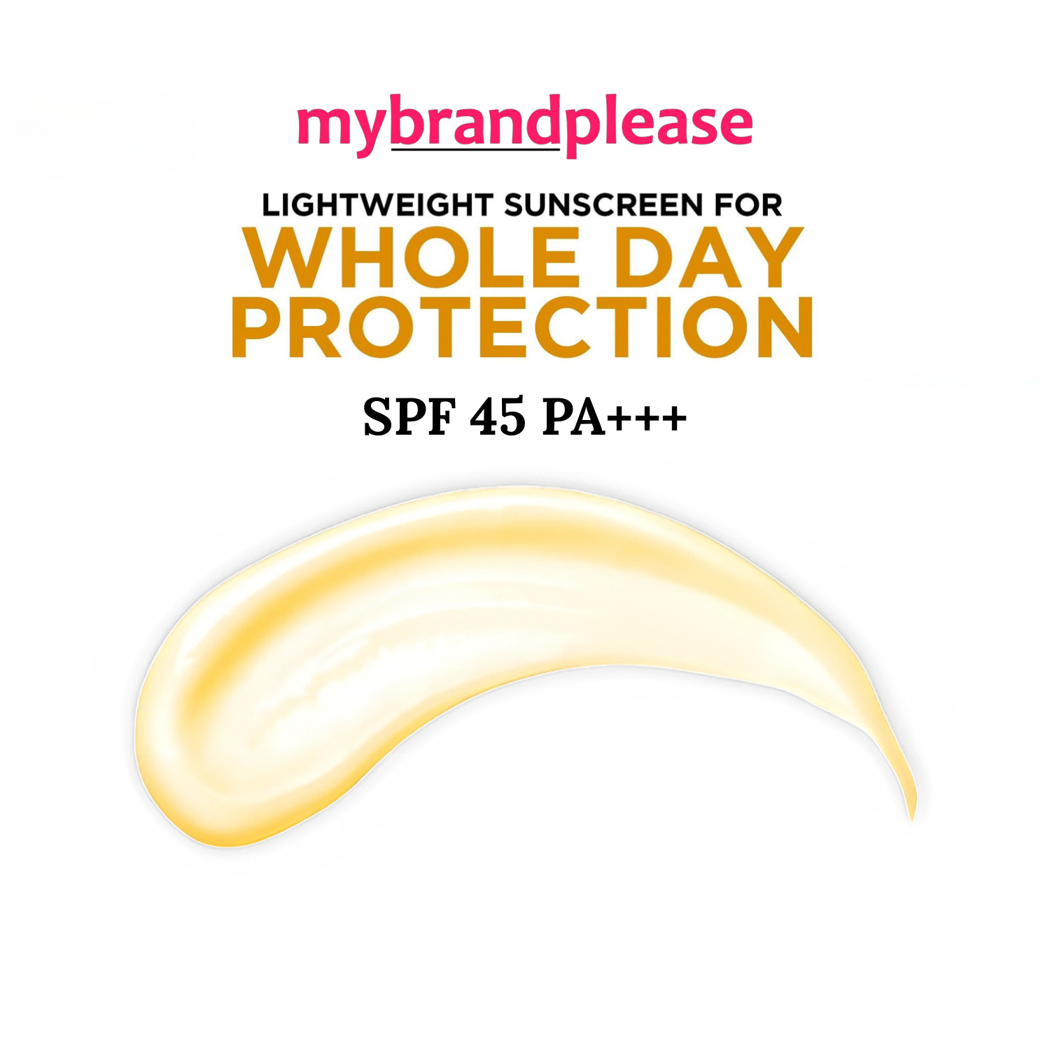 SPF 45 PA+++ Enriched with Chamomile & Calendula Extract