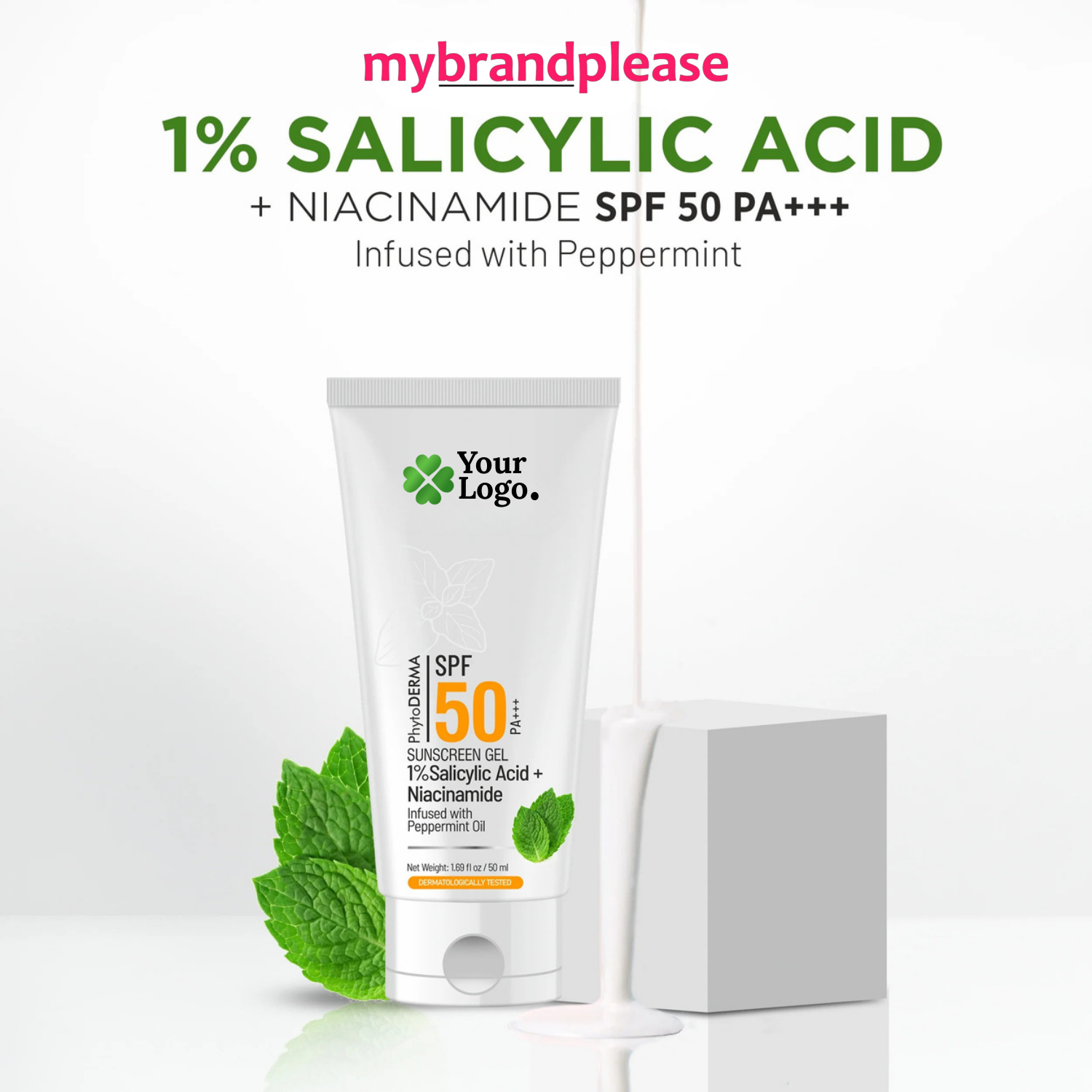 SPF 50PA+++ Salicylic Acid Sunscreen Gel
