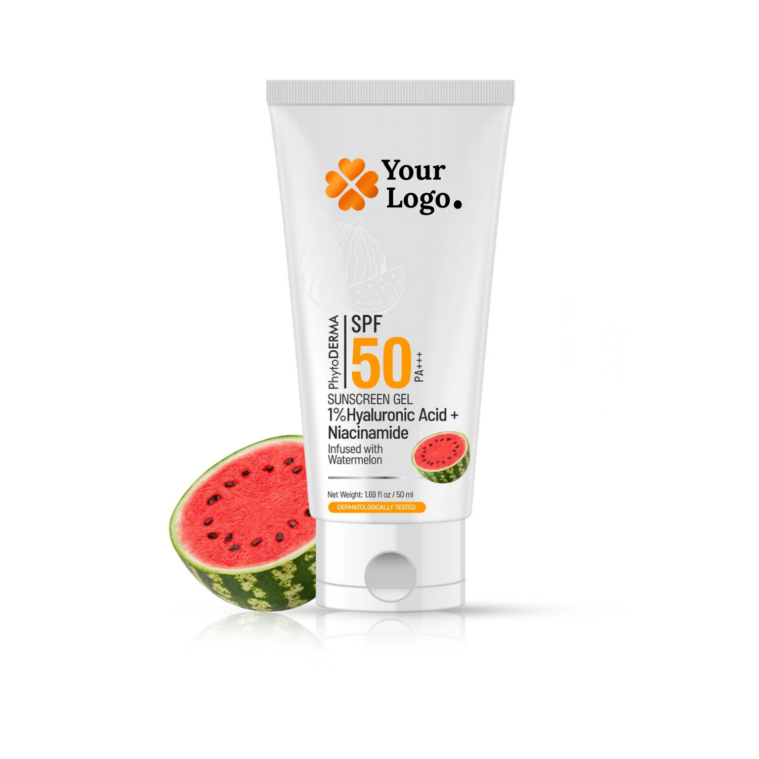 SPF 50PA+++ Watermelon Extract Sunscreen Gel