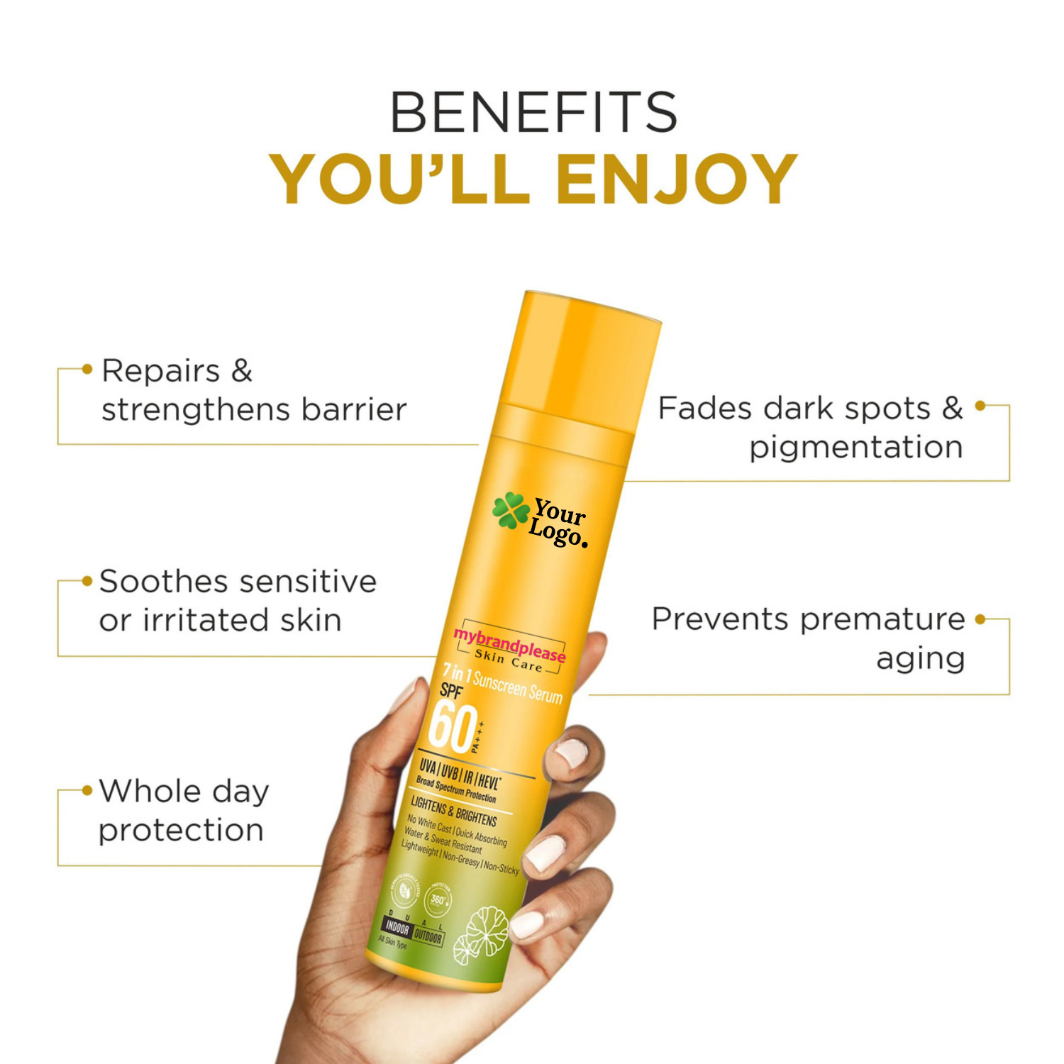 SPF 60PA+++ 7in1 Sunscreen Serum