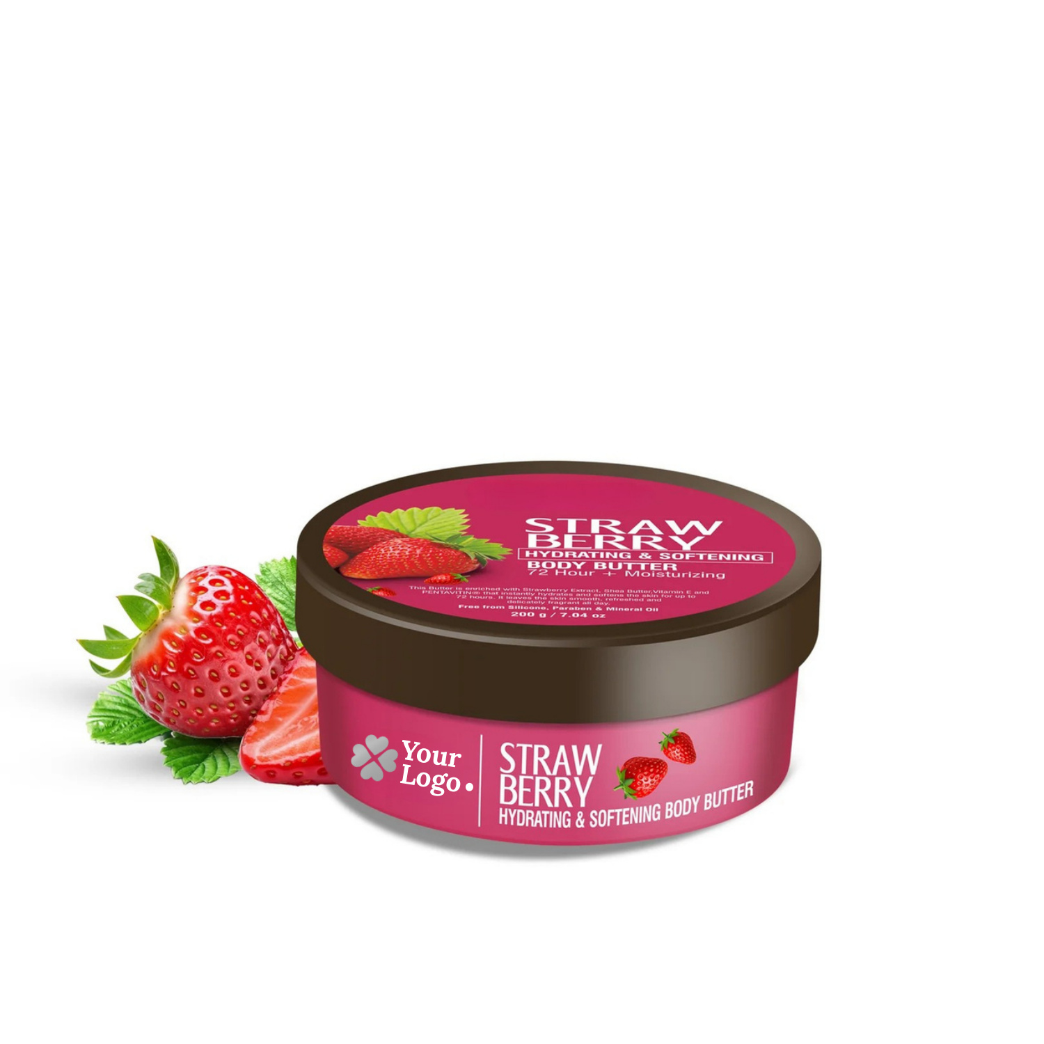 Strawberry Hydrating & Softening Body Butter 72 Hour Moisturizing