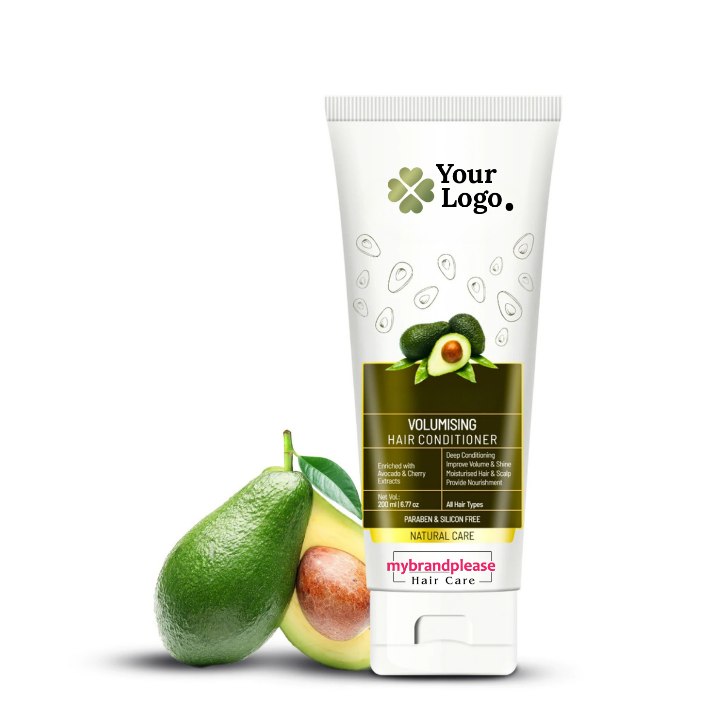 Volumising Hair Conditioner Enriched with Avocado & Cherry Extracts