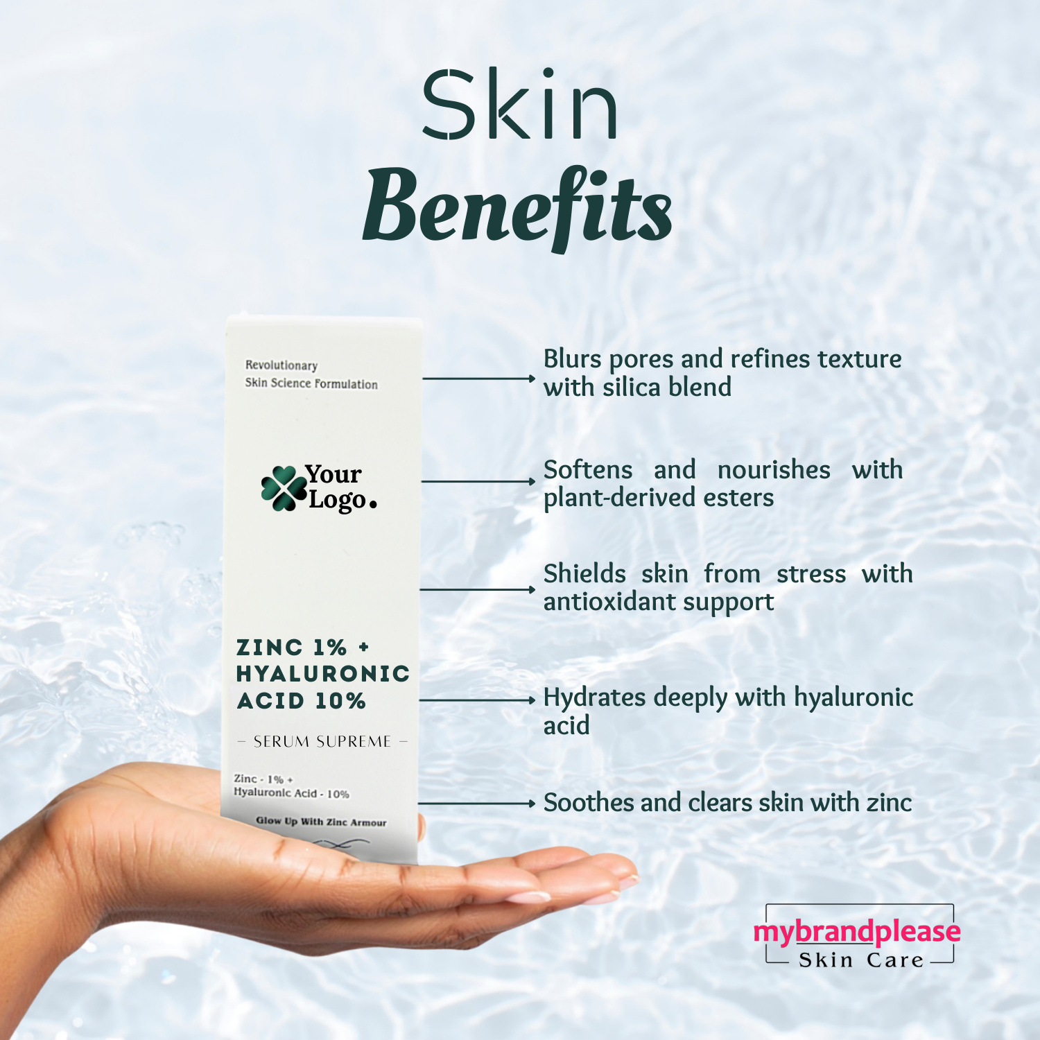 Zinc + Hyaluronic serum